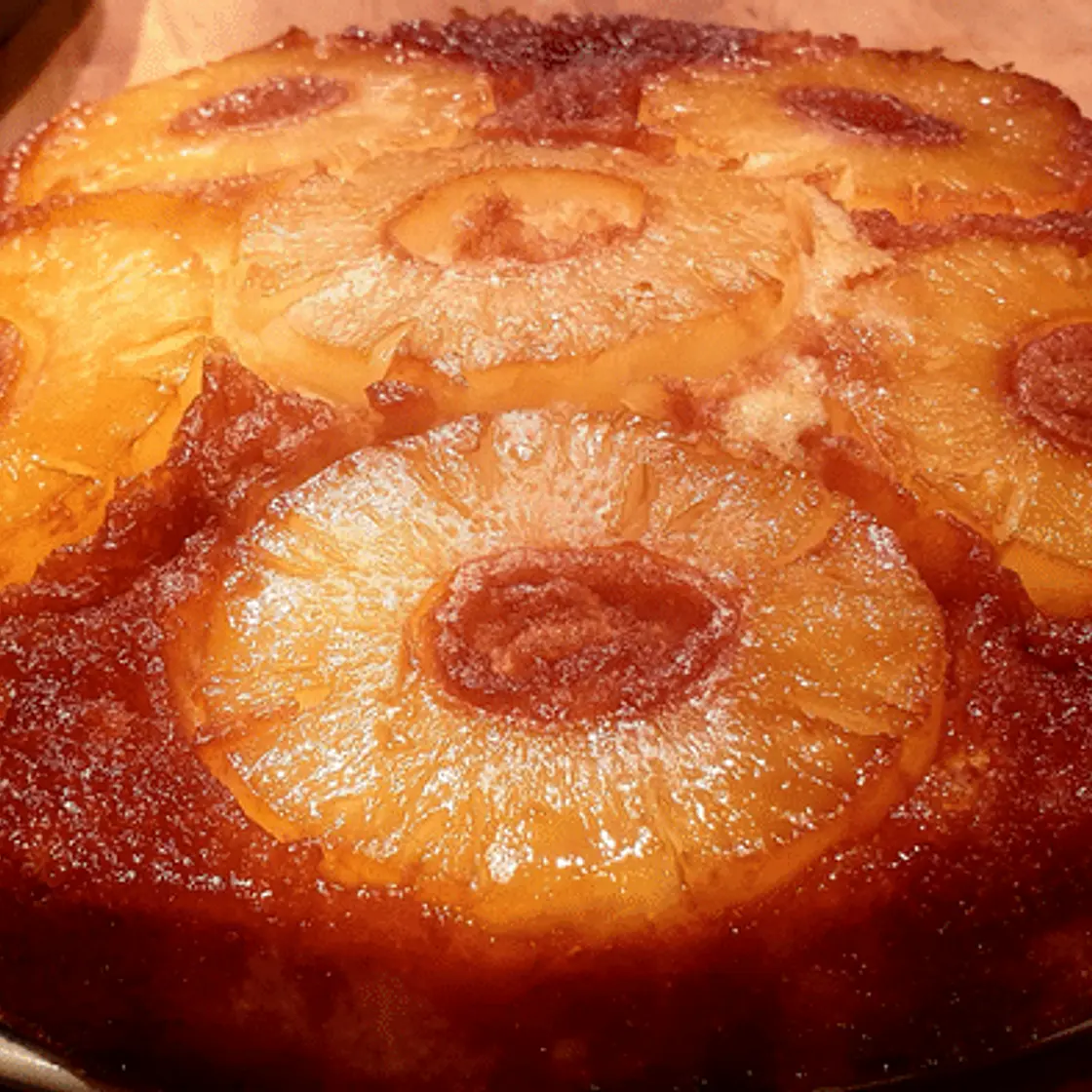 🍍 Gâteau caramélisé à l'ananas