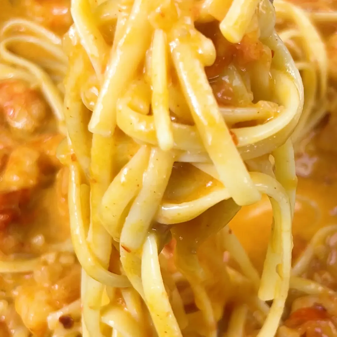 Creamy Tuscan Scampi Pasta