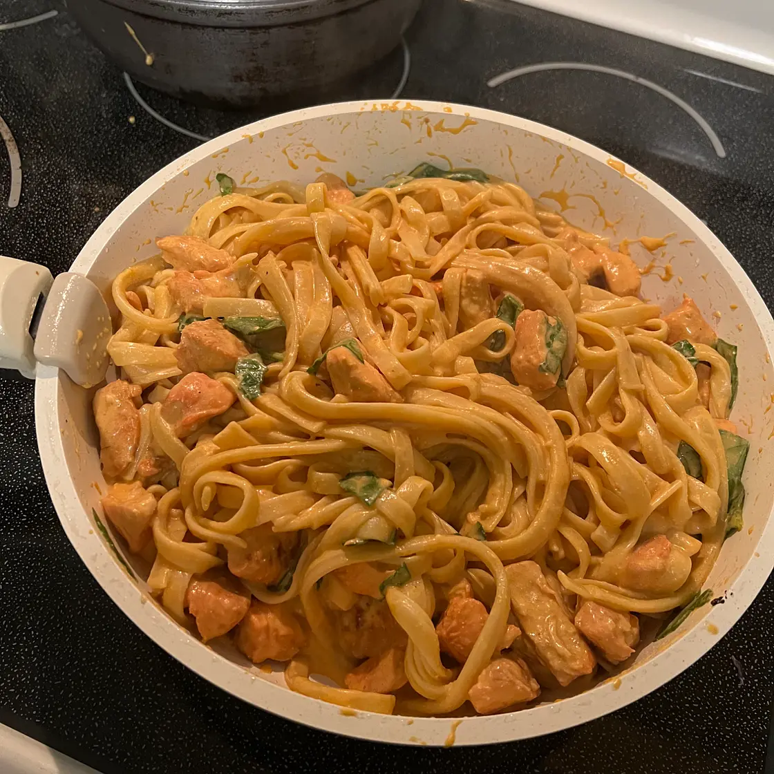 Buffalo Chicken Alfredo Pasta