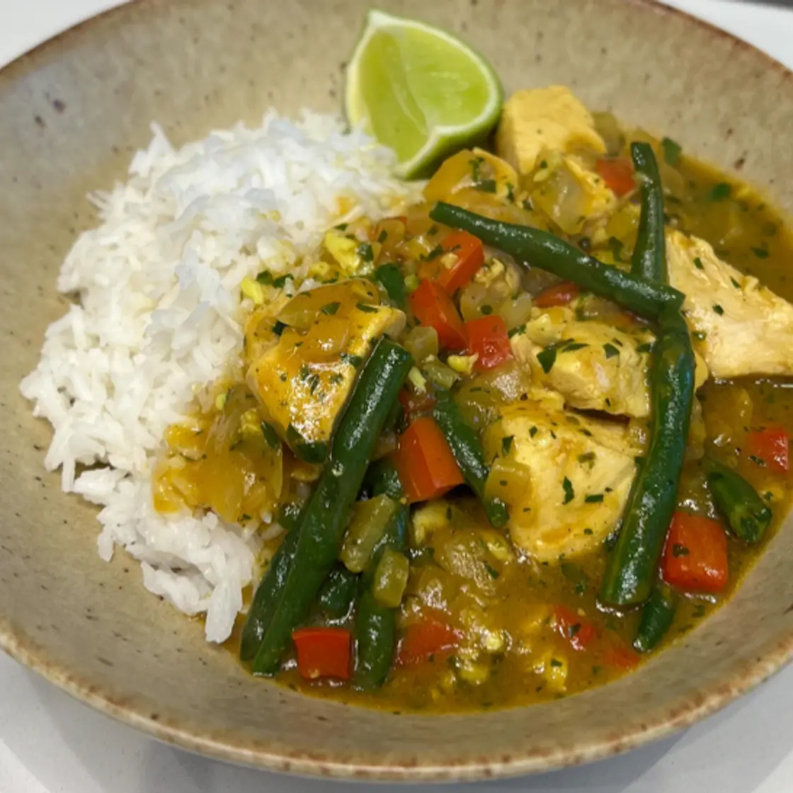 Coconut chicken curry