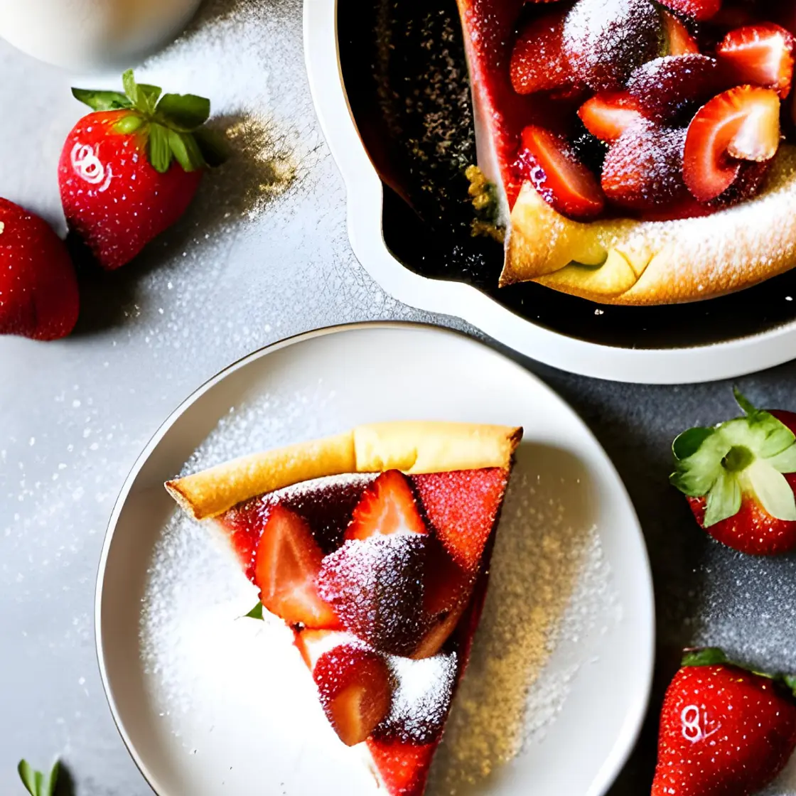 Strawberry Dutch Baby Pancake
