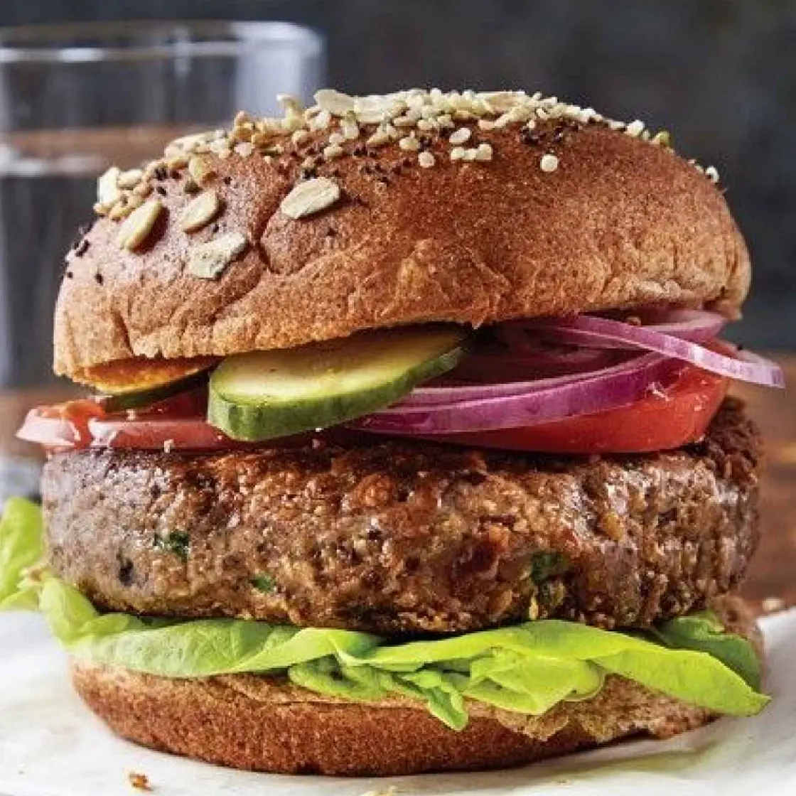 Black bean burger