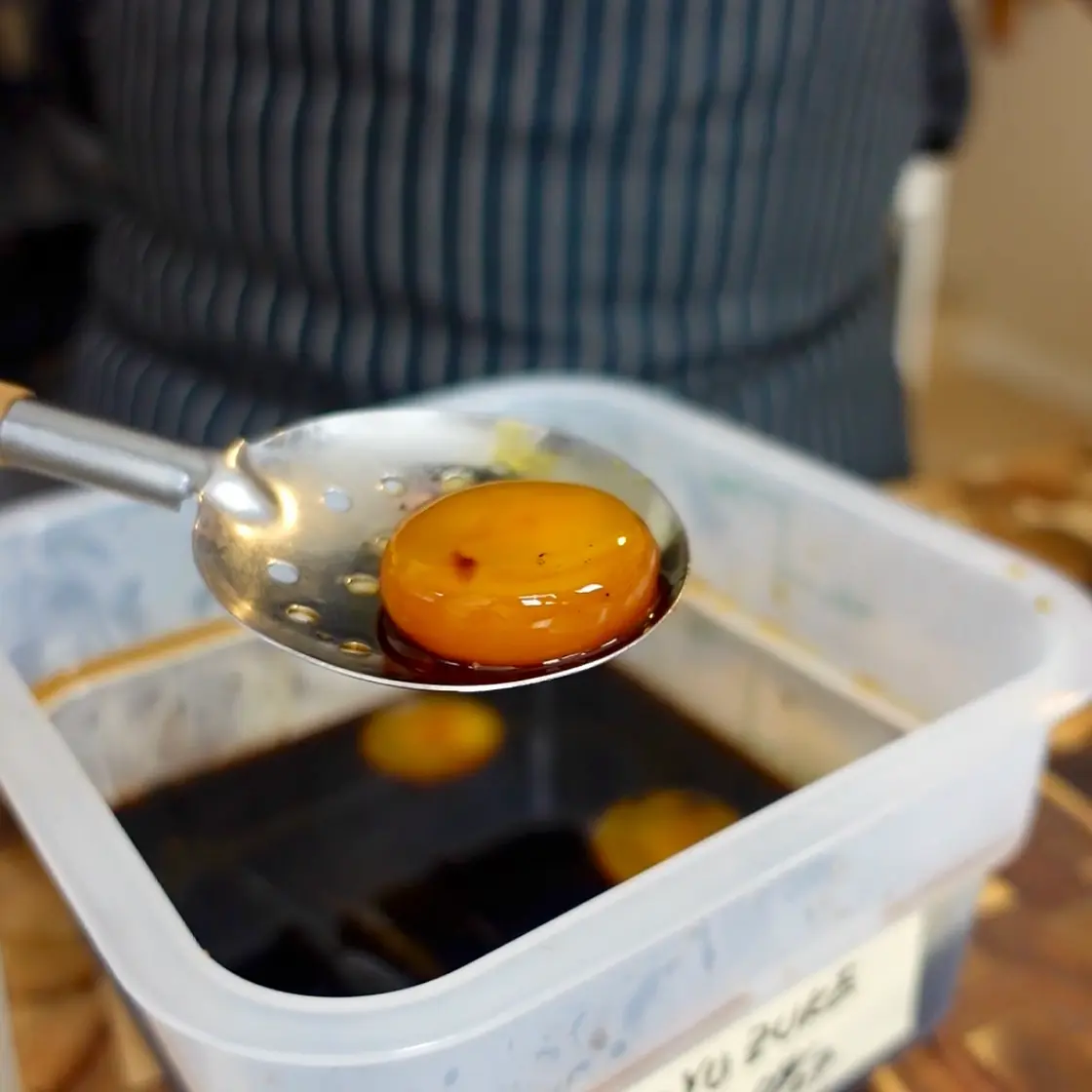 Soy Cured Egg Yolks