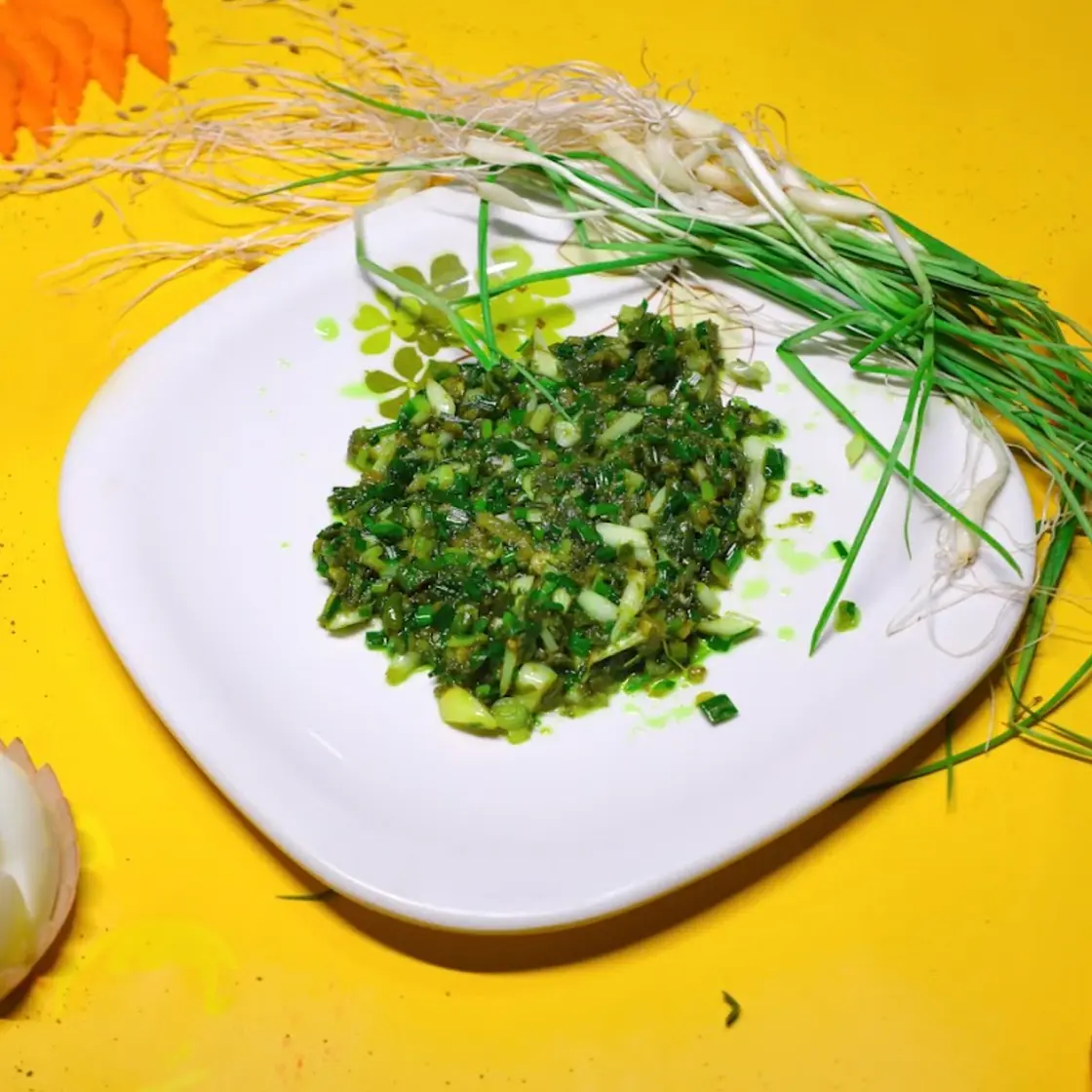 Green Garlic Chutney