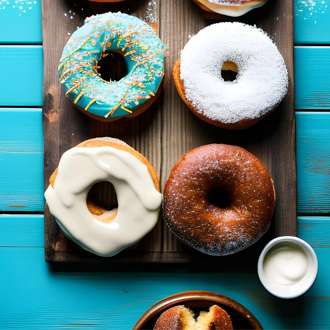 Glazed Cinnamon Swirl Donuts