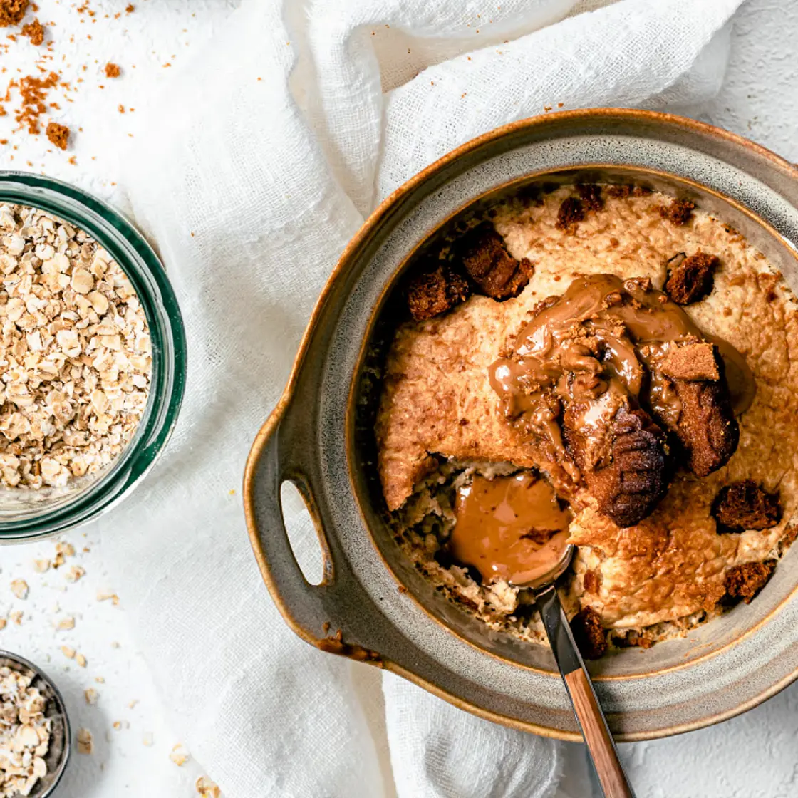 Biscoff Baked Oats