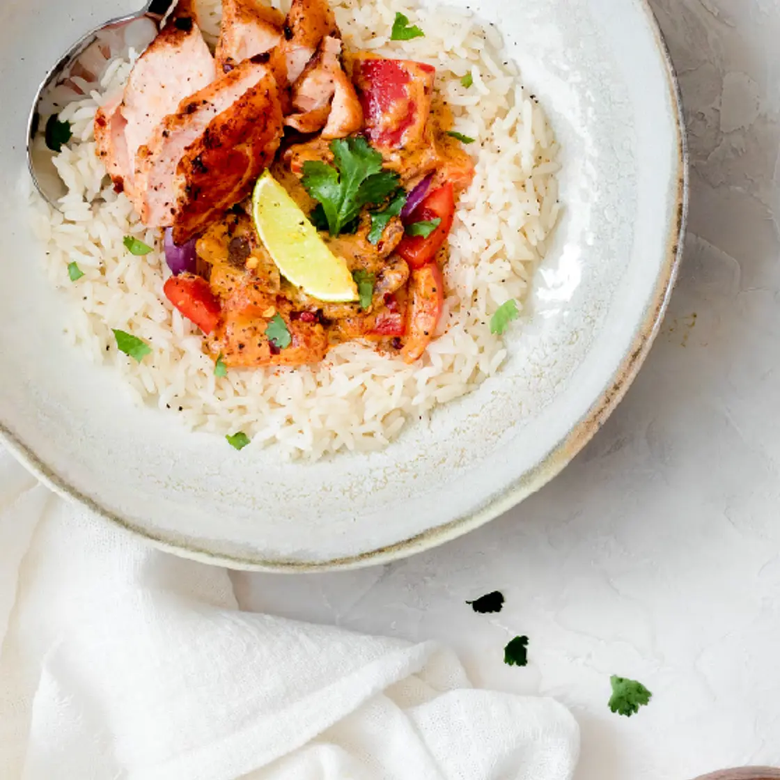 Salmon Red Curry