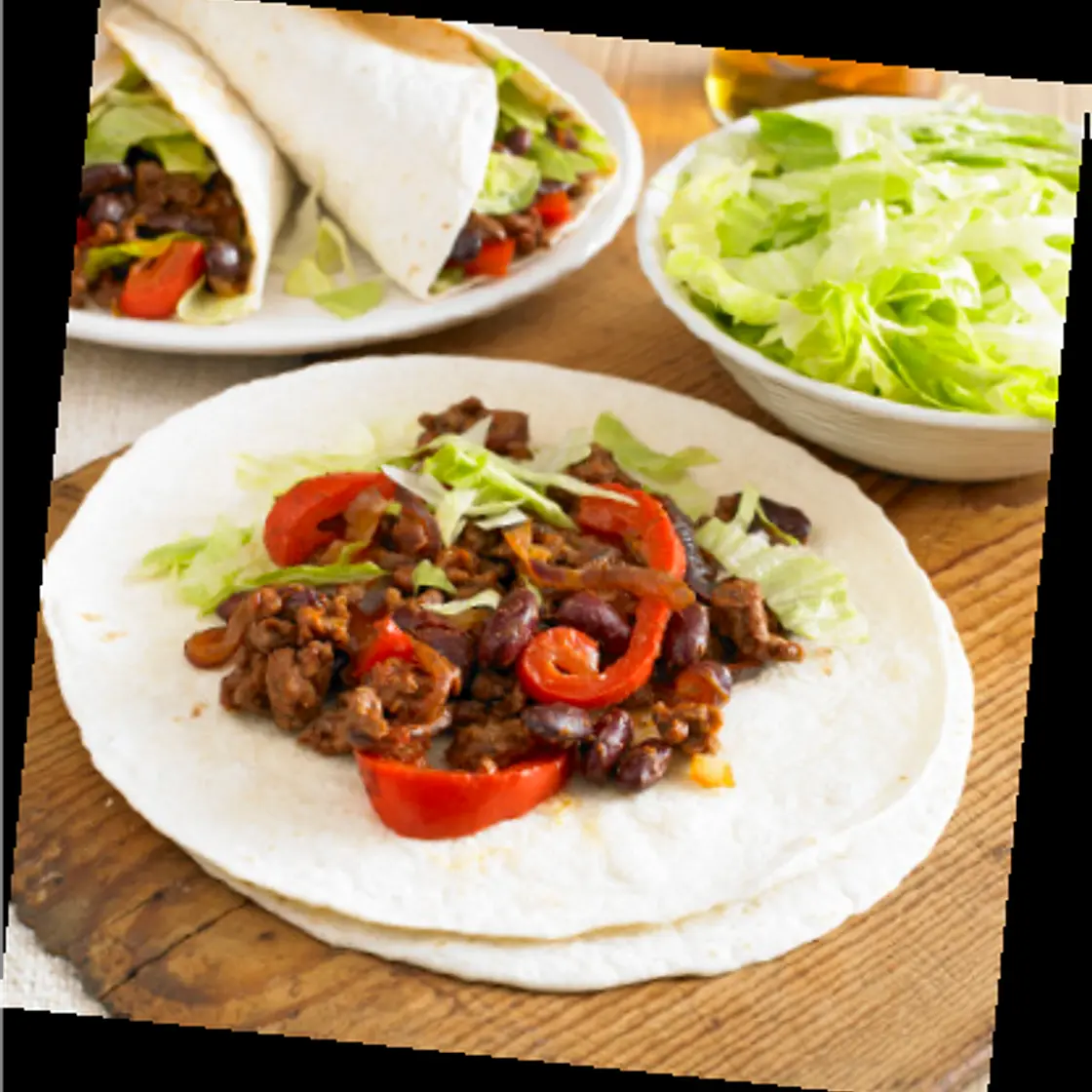 Chilli Beef Wraps