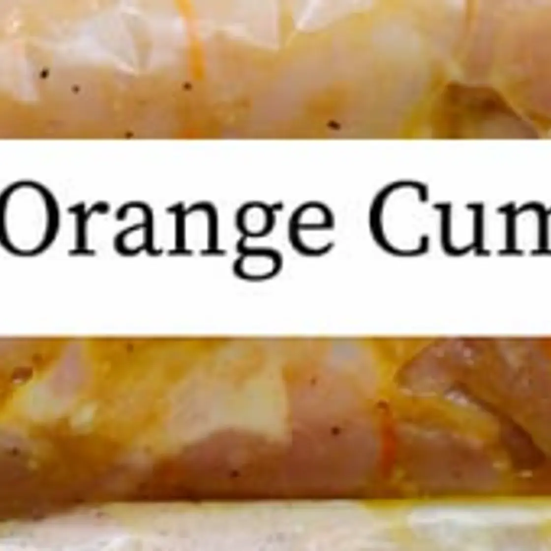 Orange Cumin Chicken