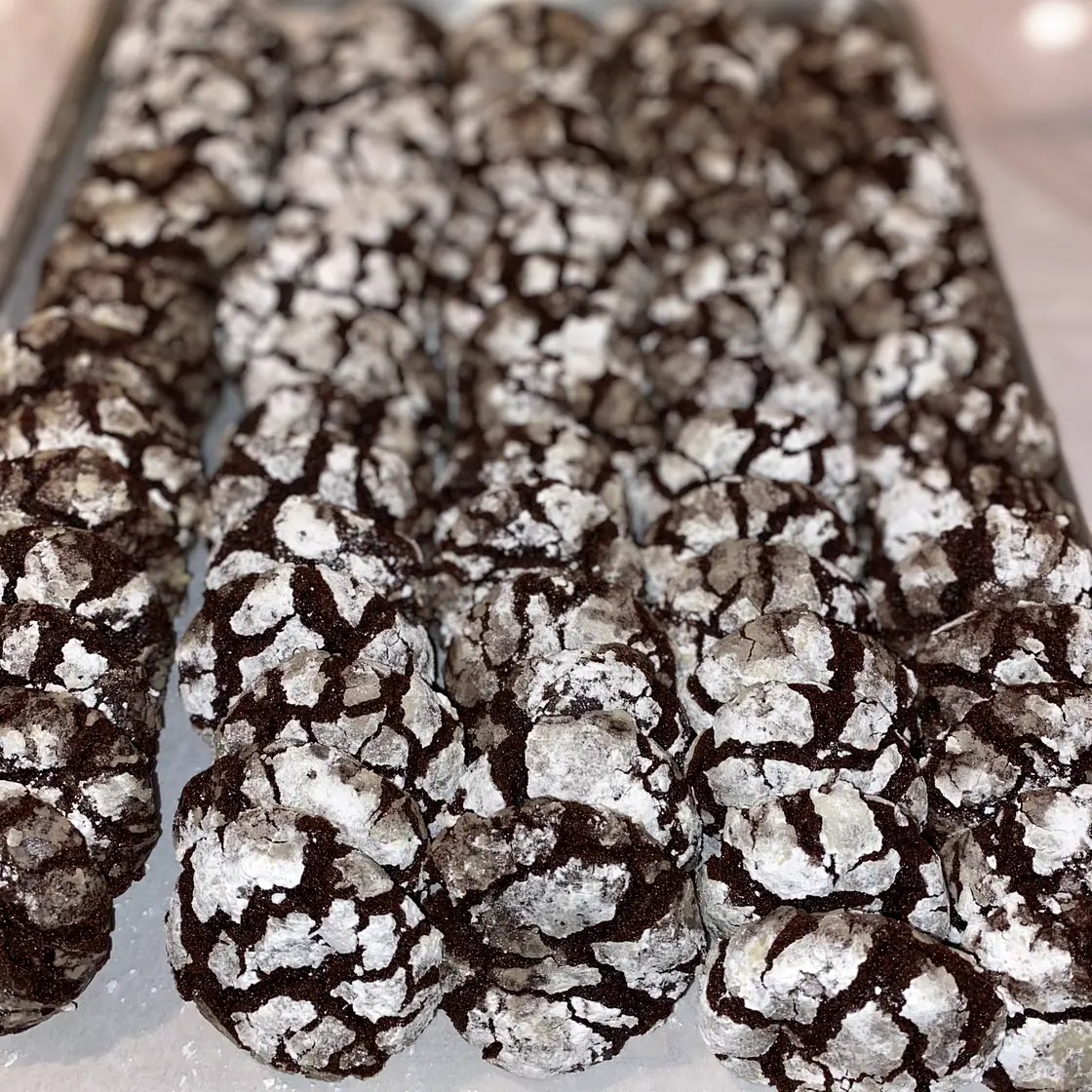 Chocolate Crinkle Cookies