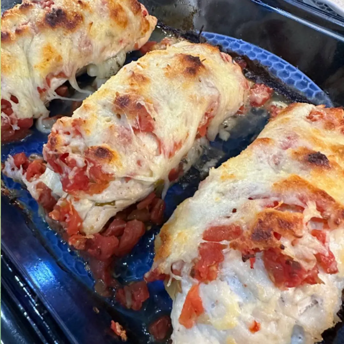 Caprese Chicken Roll Up