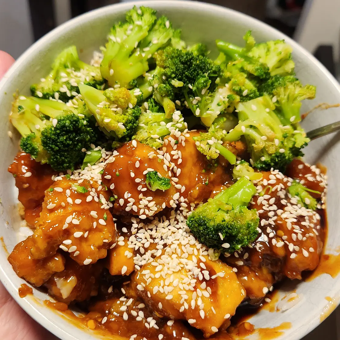 Thai sweet chili inspired tofu