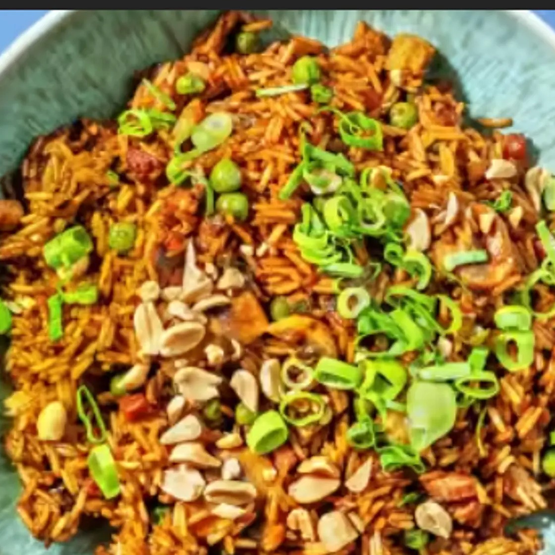 Bacon and Mushroom Fried Rice