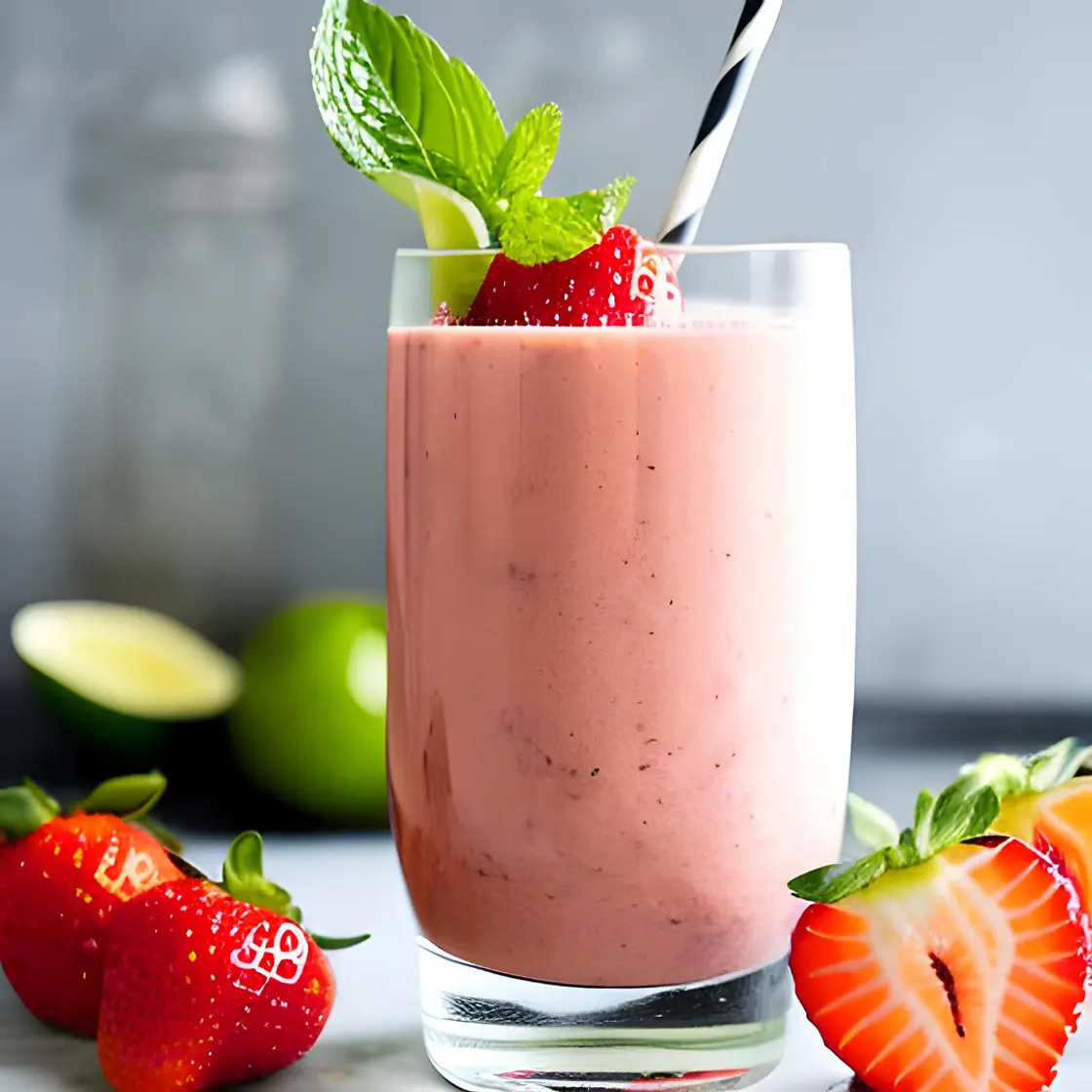 Creamy Summer Strawberry Horchata