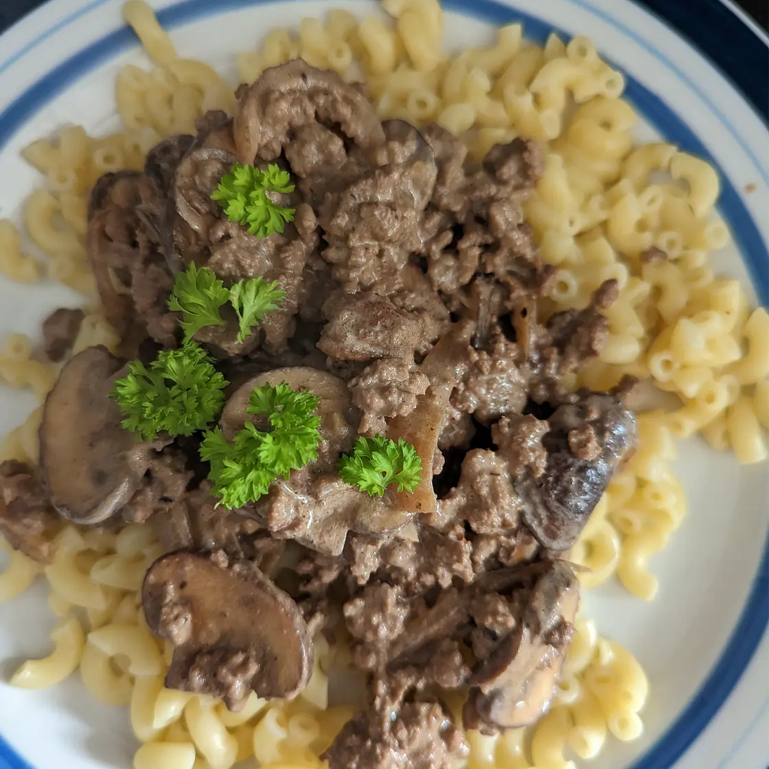 Low Carb Keto Ground Beef Stroganoff Recipe