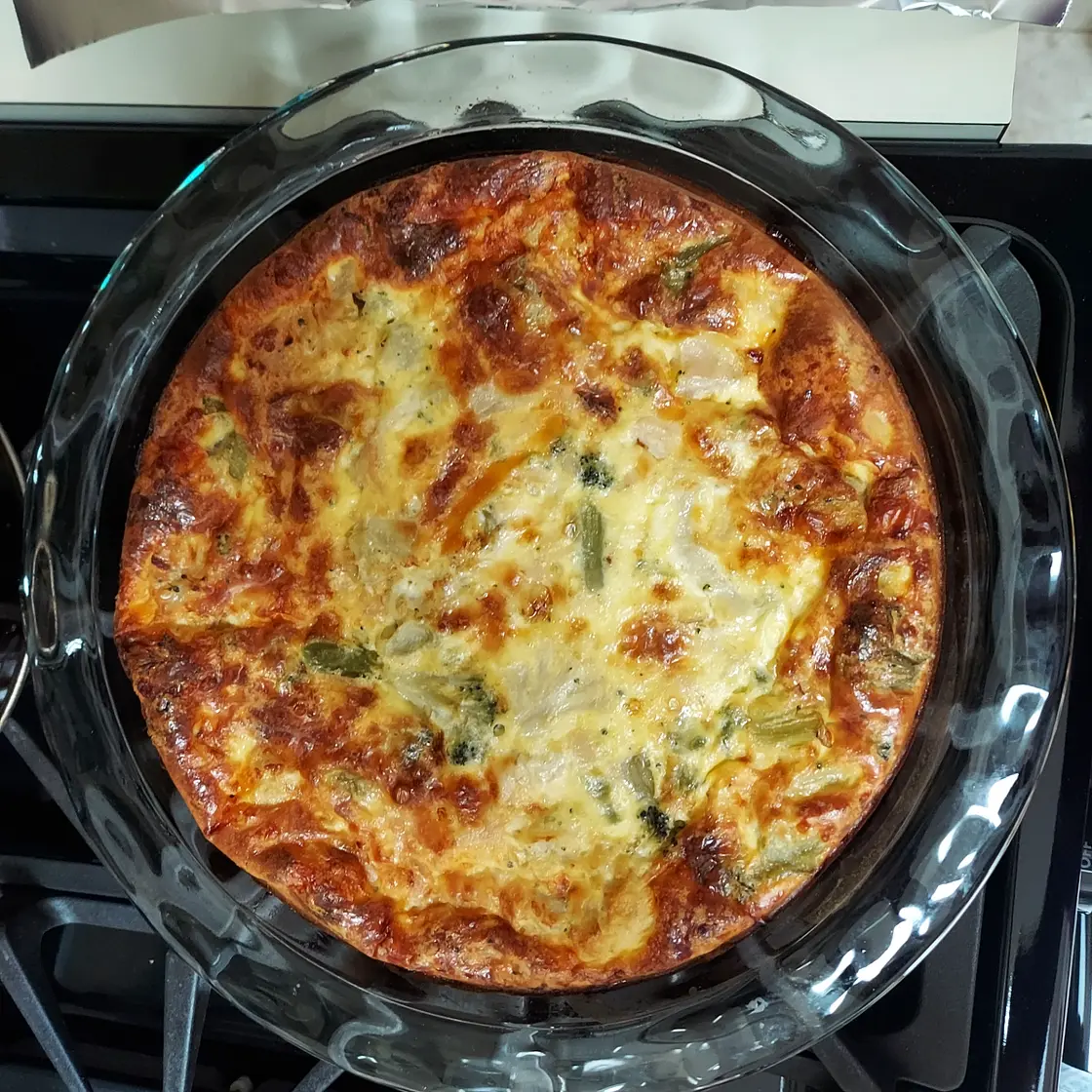 The very best crustless quiche (Impossible Quiche!)