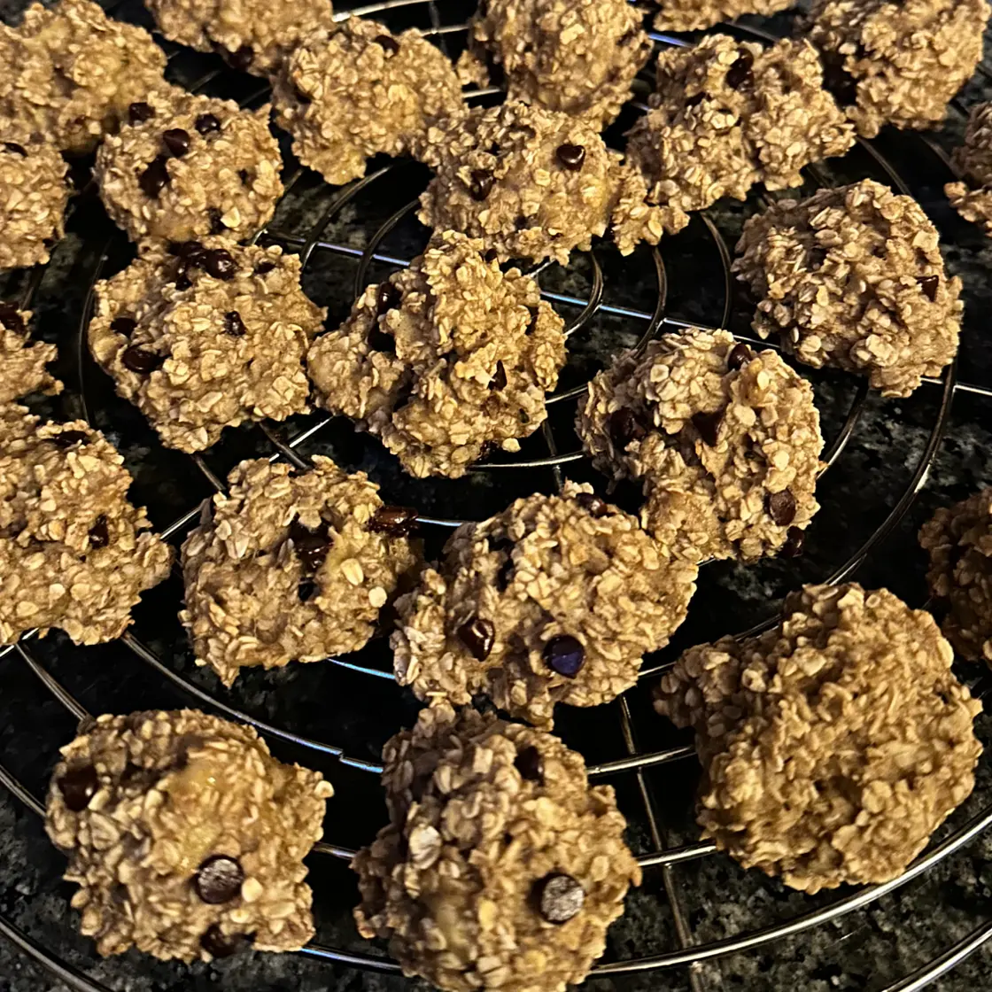 Bb banana oatmeal cc cookies