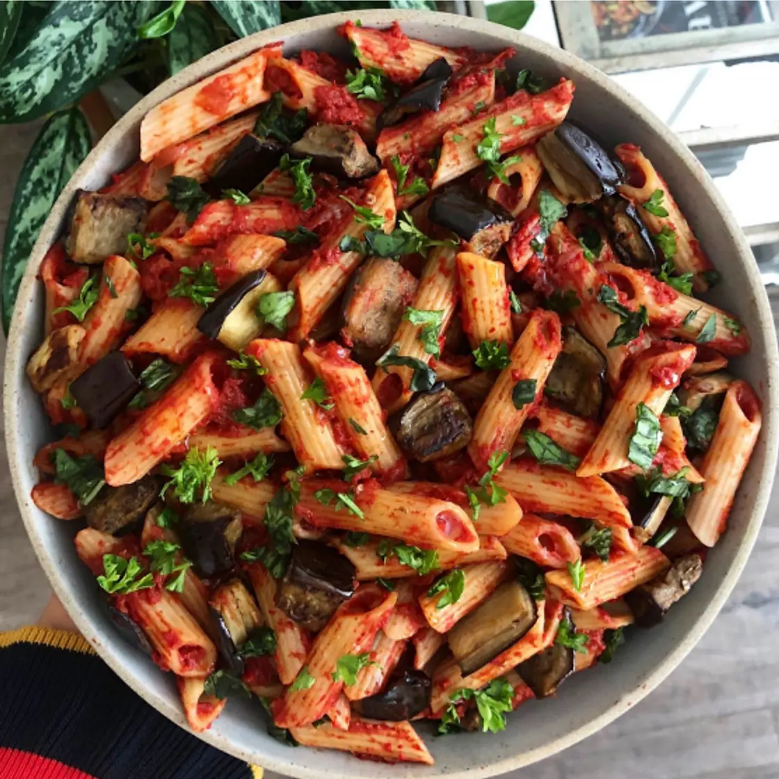 Aubergine Pasta