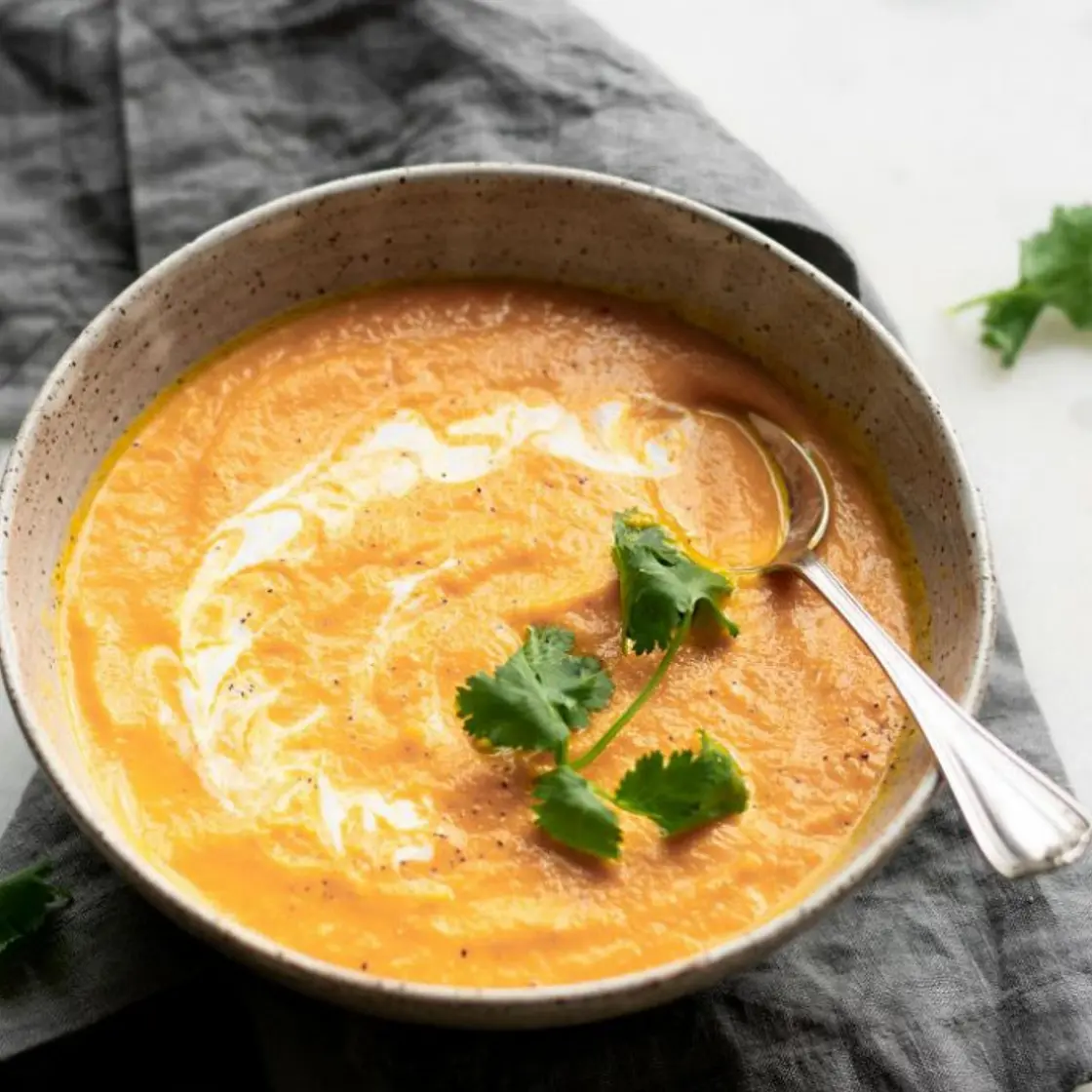 Coconut Ginger Carrot Soup