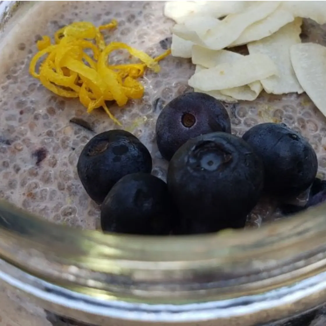 Blueberry Chia Seed Pudding