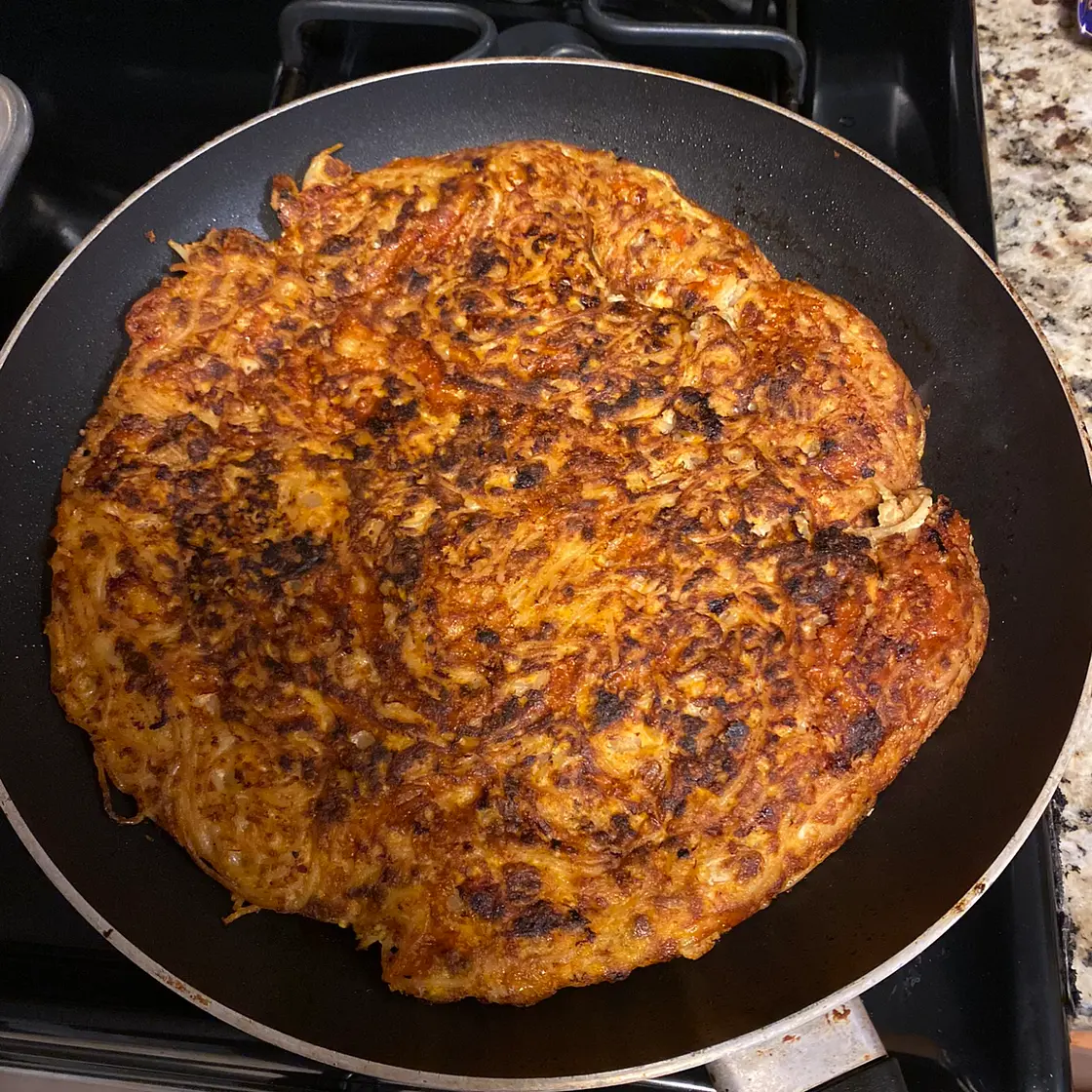 Spaghetti frittata 