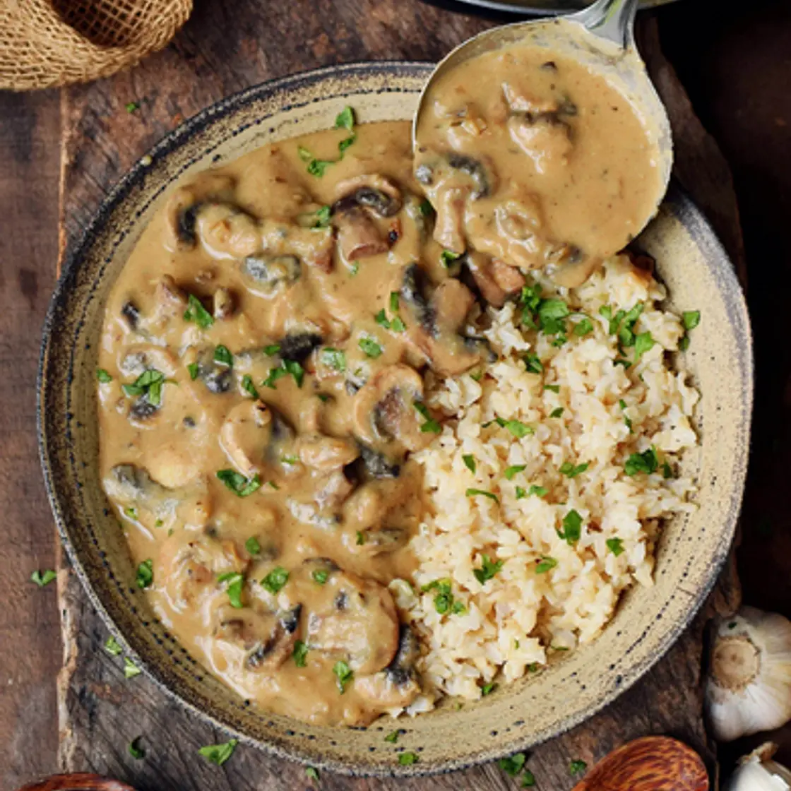 Mushroom Stroganoff