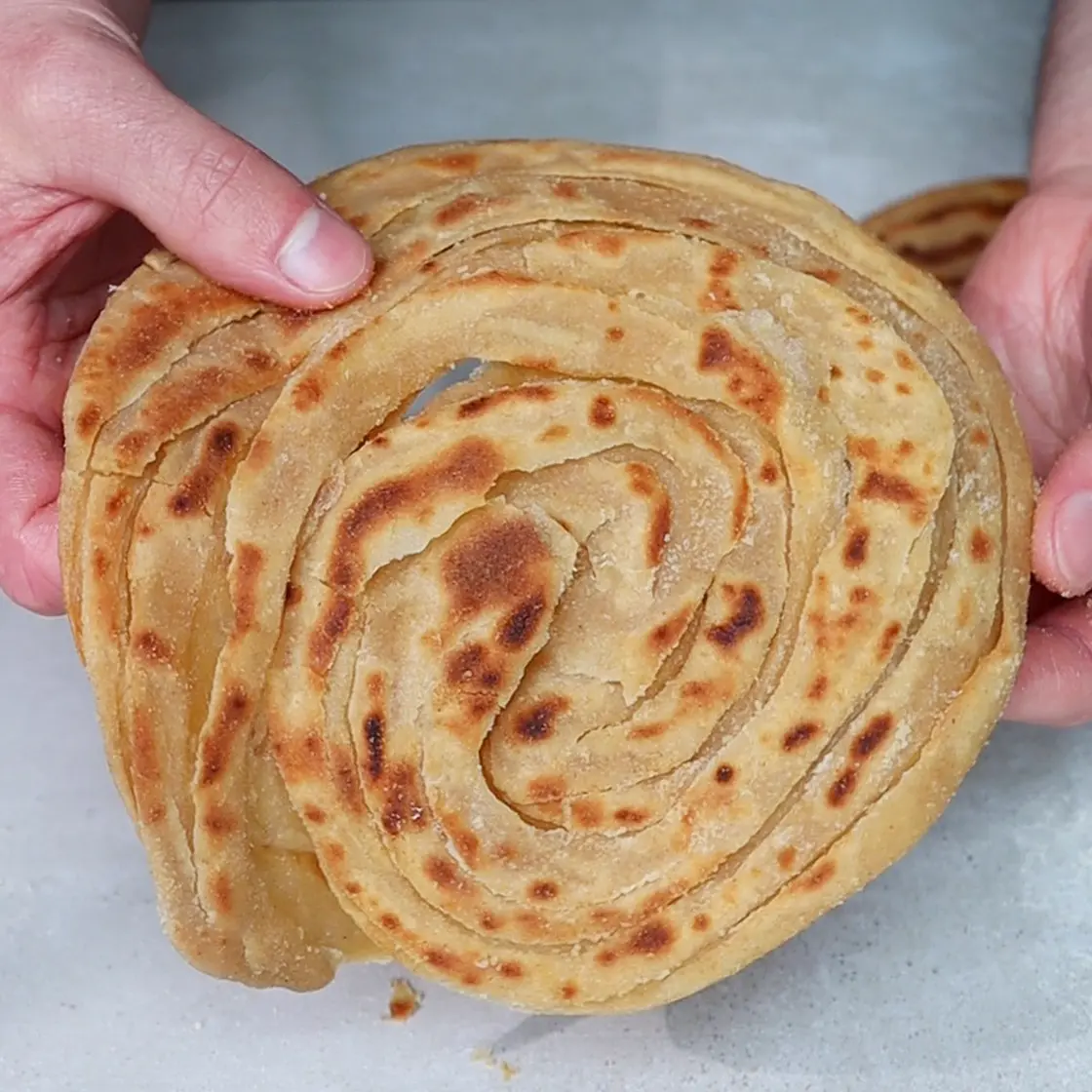 Flaky Parathas