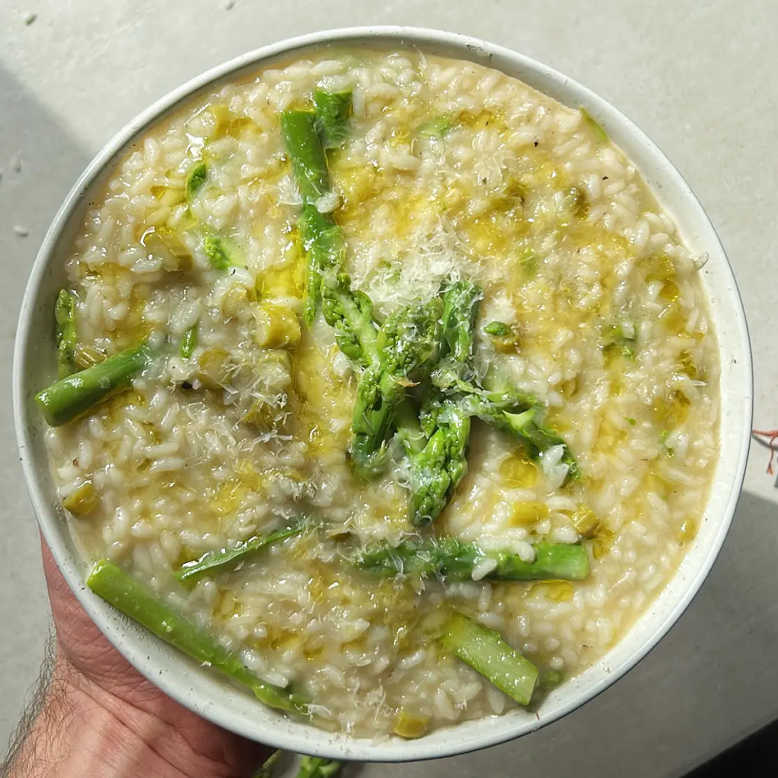 Creamy Asparagus Risotto