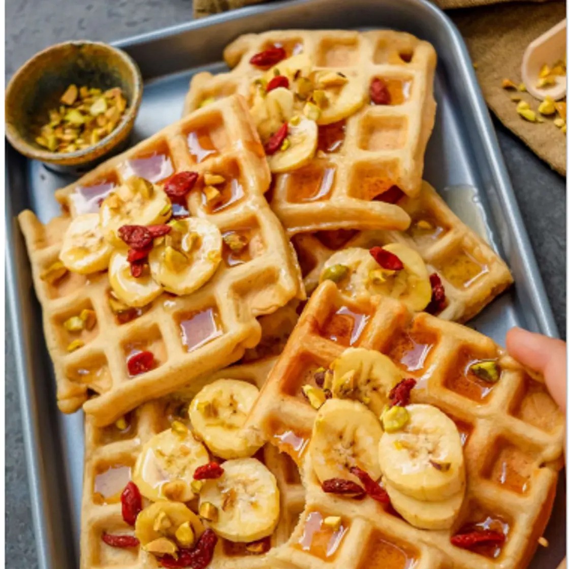Crisp and Chewy Waffles
