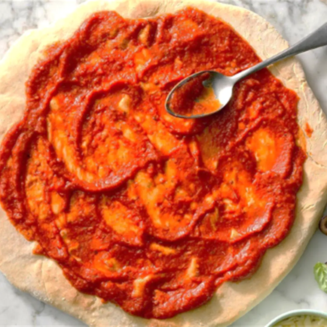Glutenvrije Pizza (met bodem uit gistdeeg)