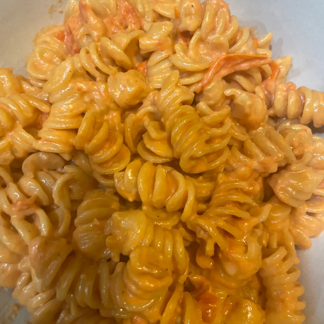 Tomato Cream Pasta with Fusilli 🍝