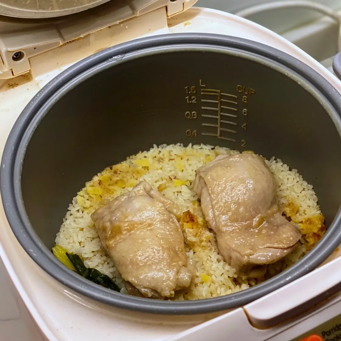 Rice Cooker Hainanese Chicken