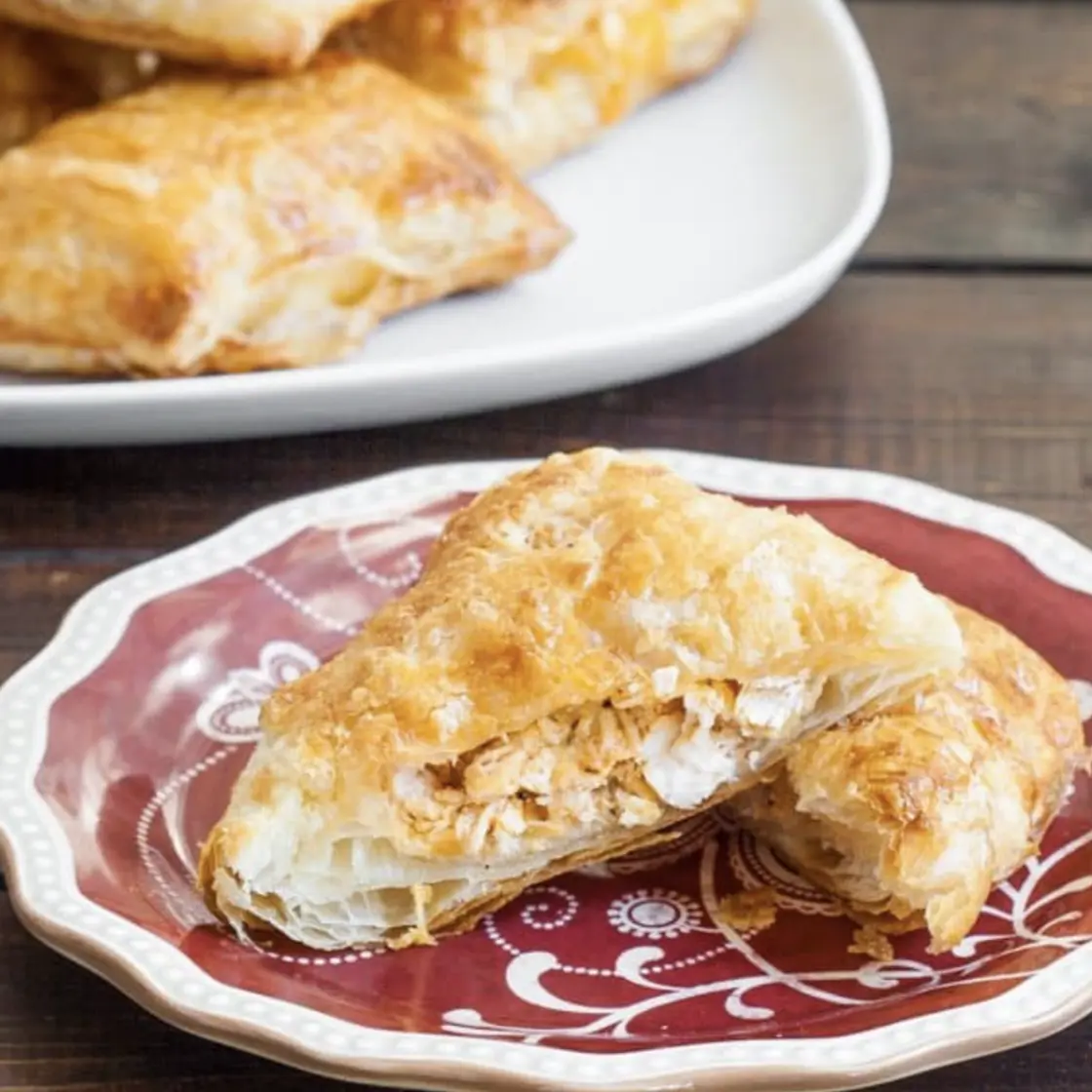 Buffalo Chicken Puff Pastry Pockets