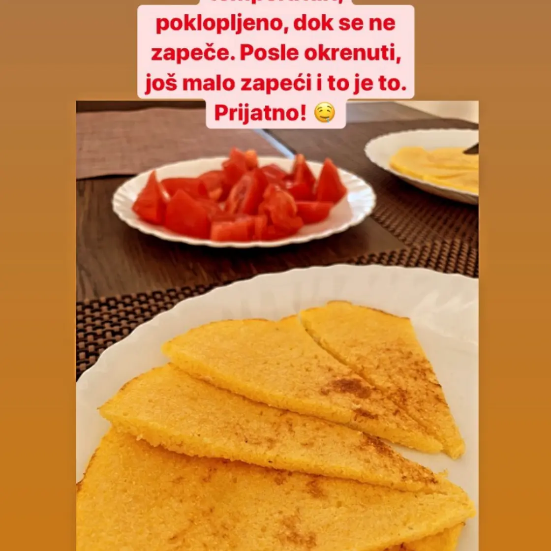 Polenta pie