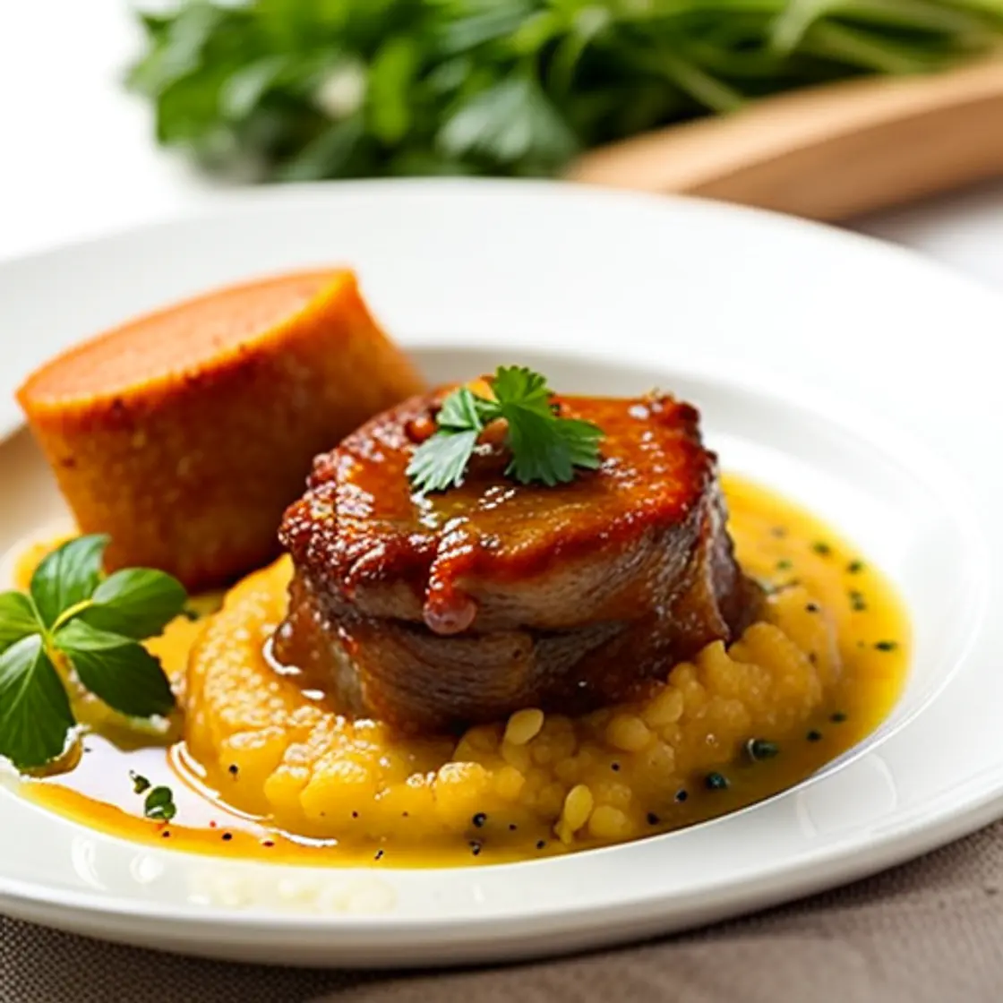 Osso Buco with Saffron Risotto