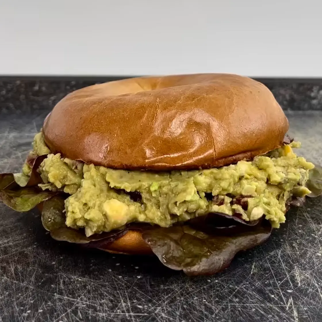 Süß-salziger Kichererbsen Bagel
