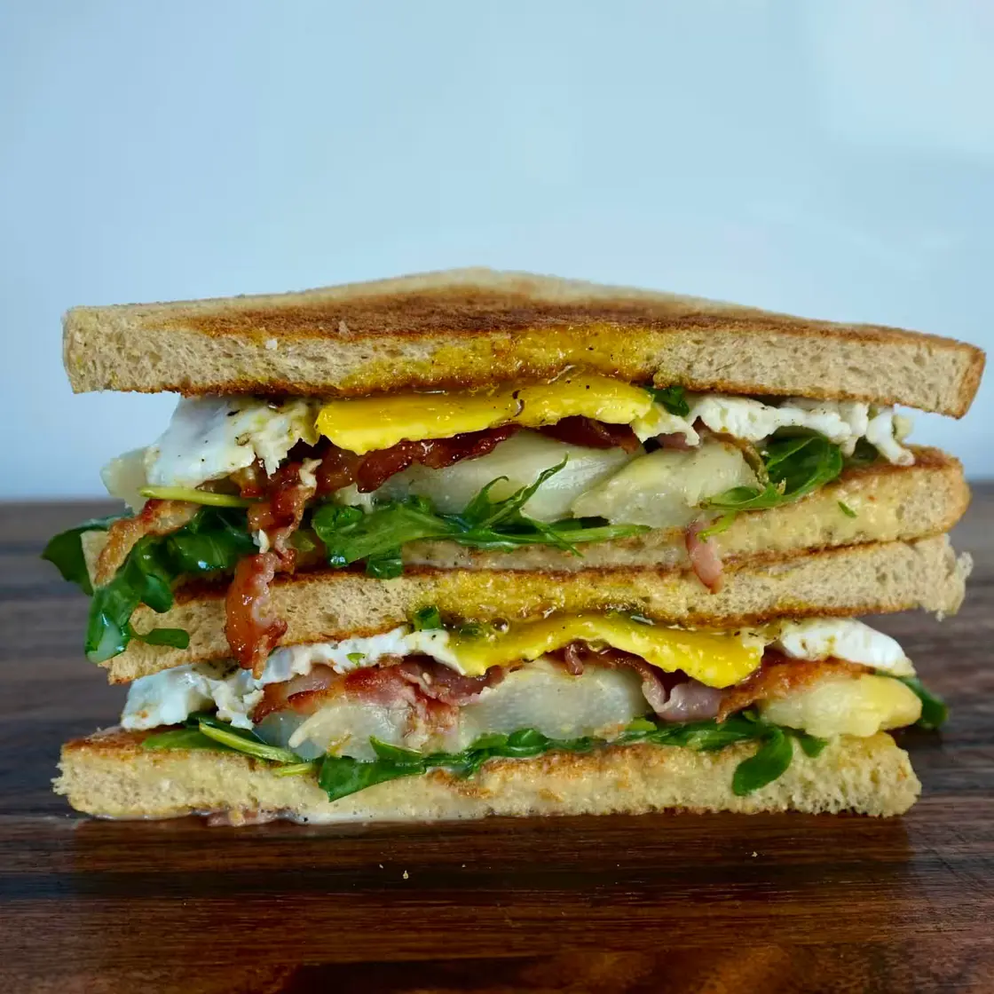 Spargel Speck Sandwich