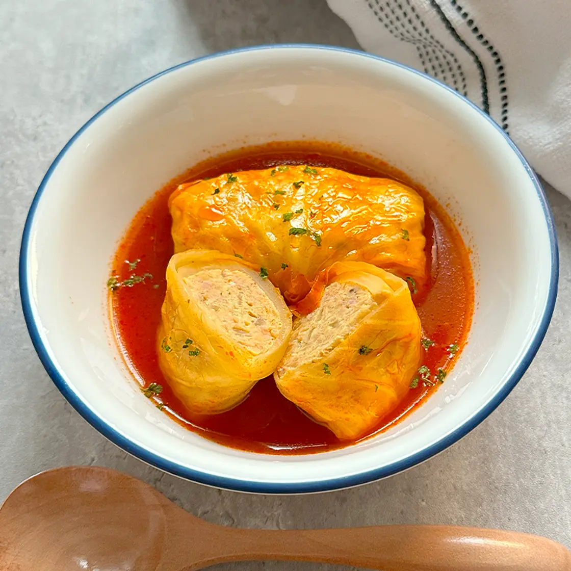 Roll Kyabetsu Recipe ( ロールキャベツ – Japanese Stuffed Cabbage Rolls）