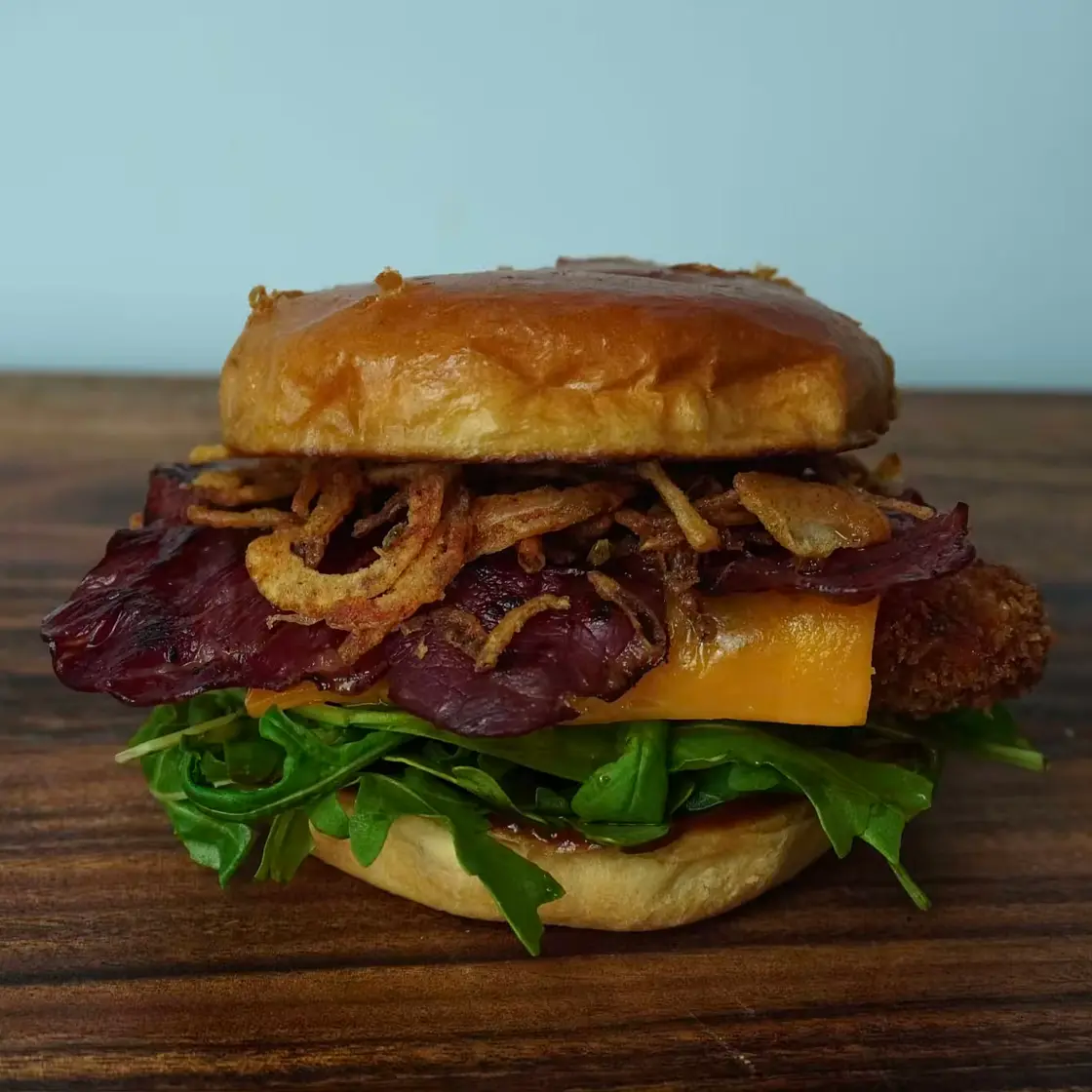 Burger Kings steakhouse crispy chicken burger