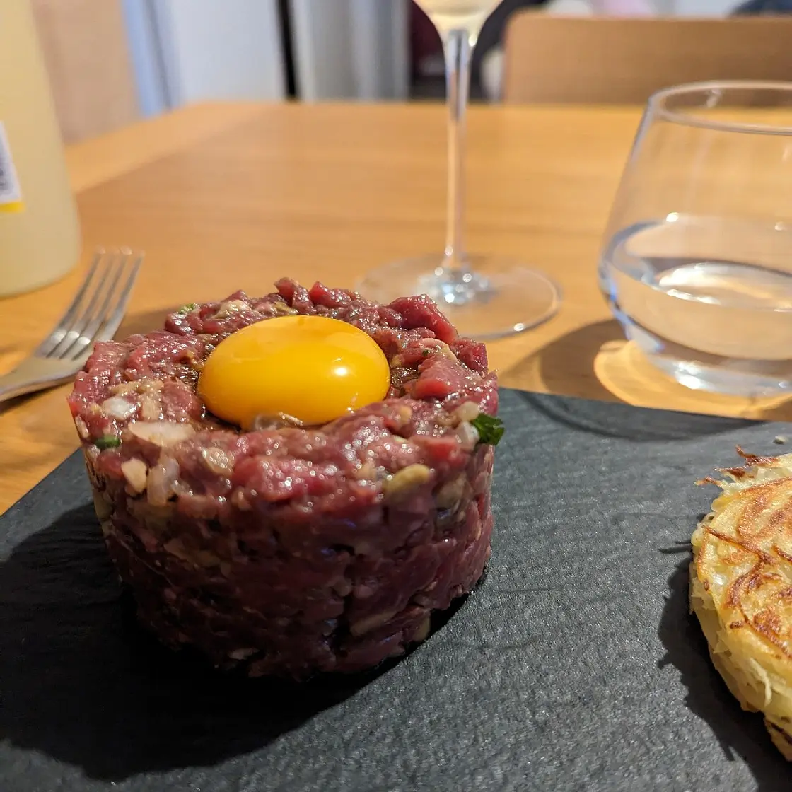 Tartare de bœuf au miso