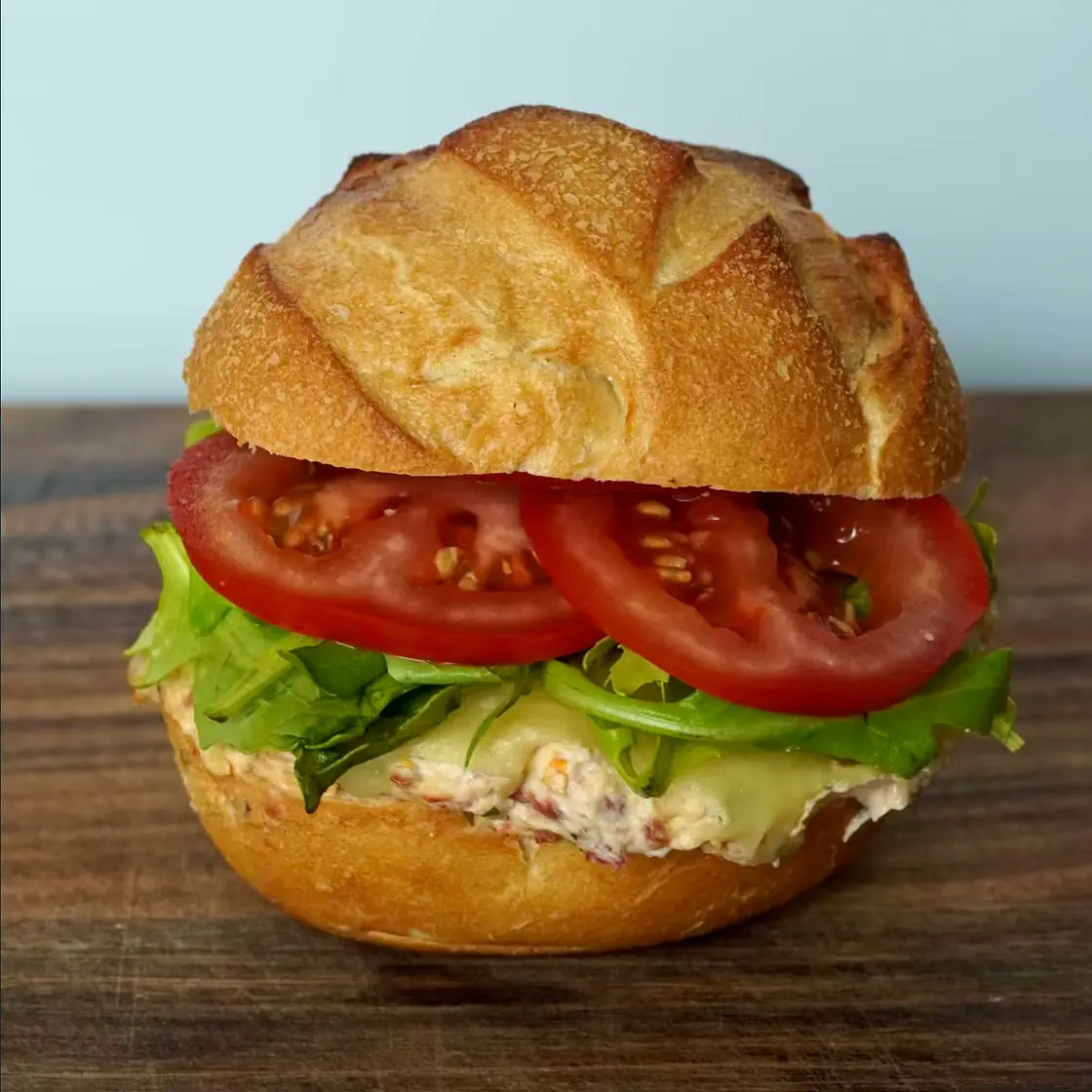 Cremiges Käsesandwich