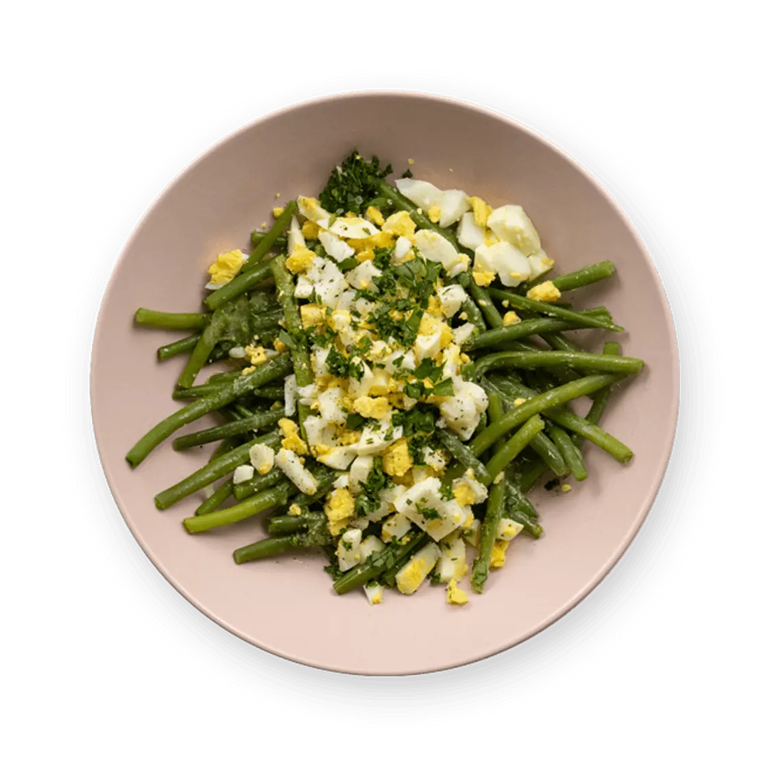 Salade haricots et oeufs