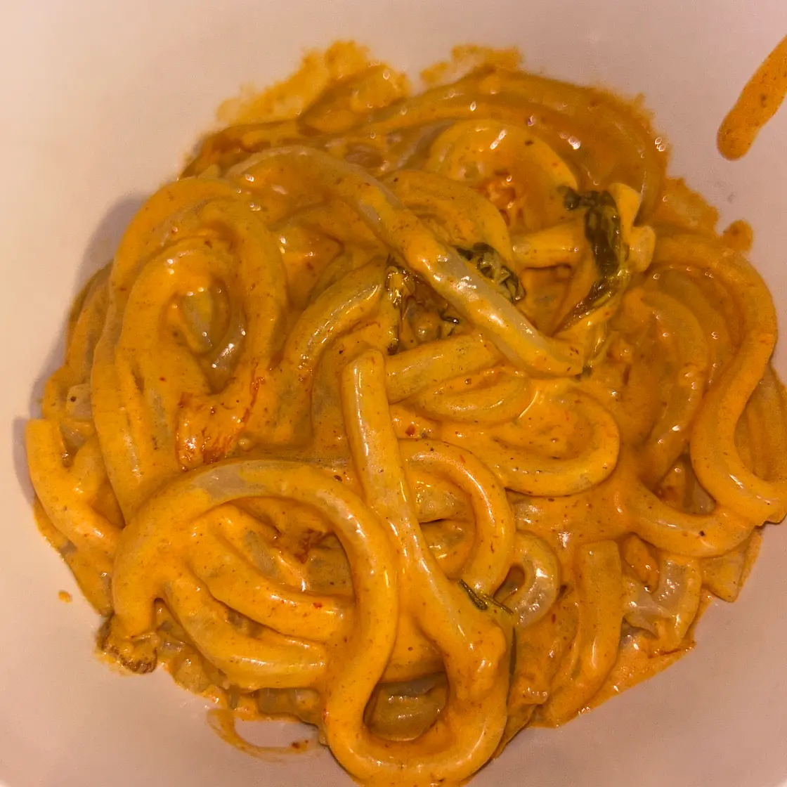 Creamy Kimchi Udon