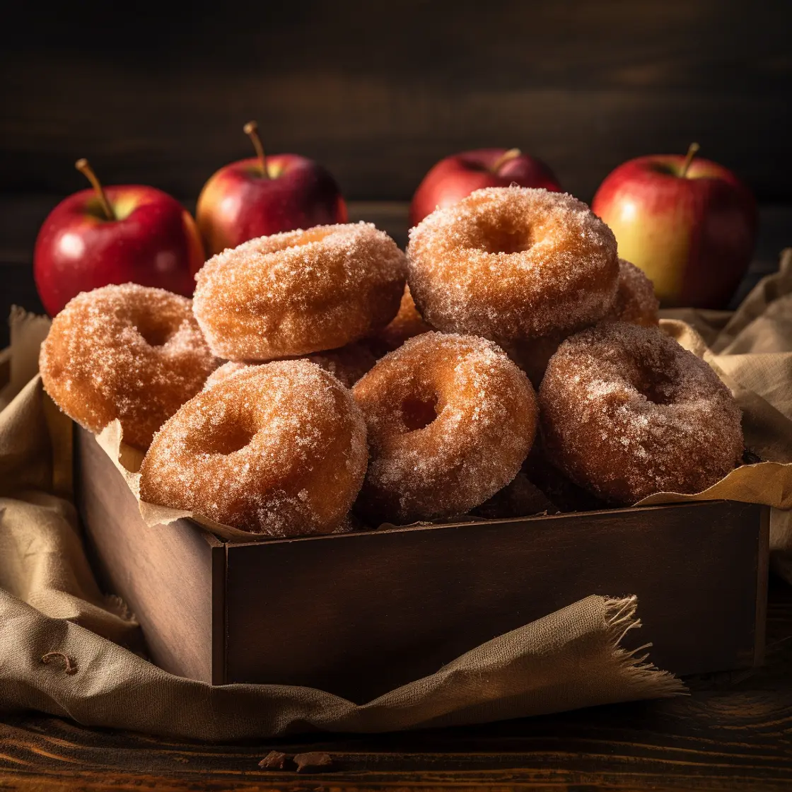 Homemade Apple Cider Donuts