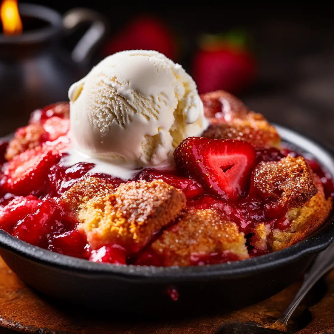 Strawberry Cobbler 🍓