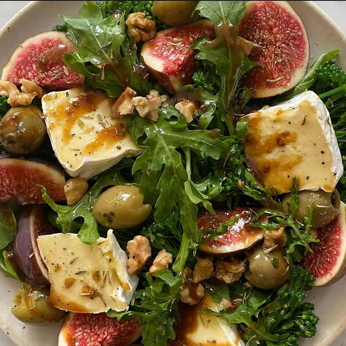 Fig, Walnut, Brie & Chicken Salad