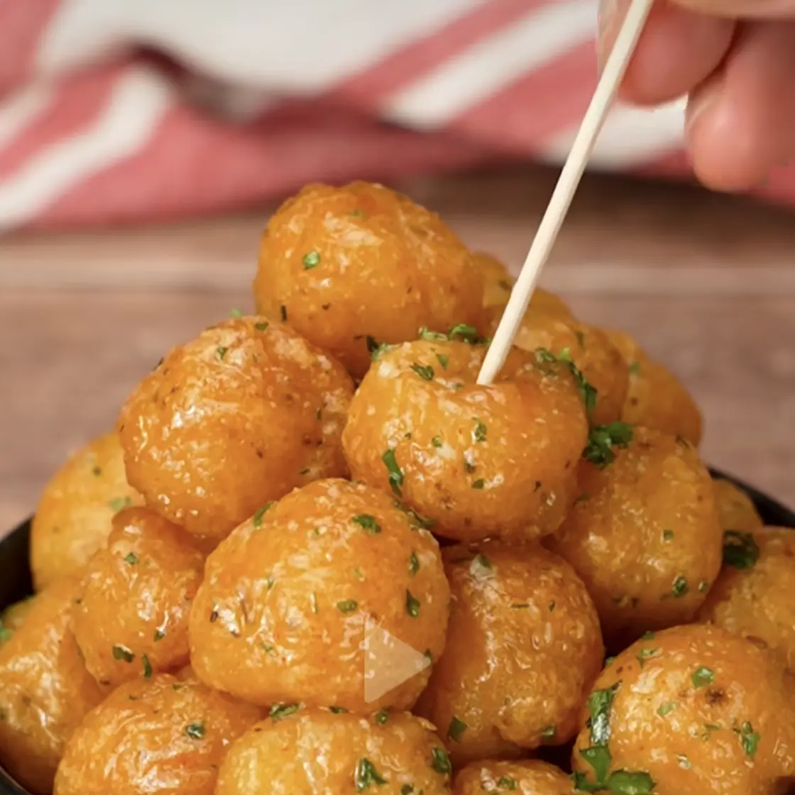 Garlic Potato Pops