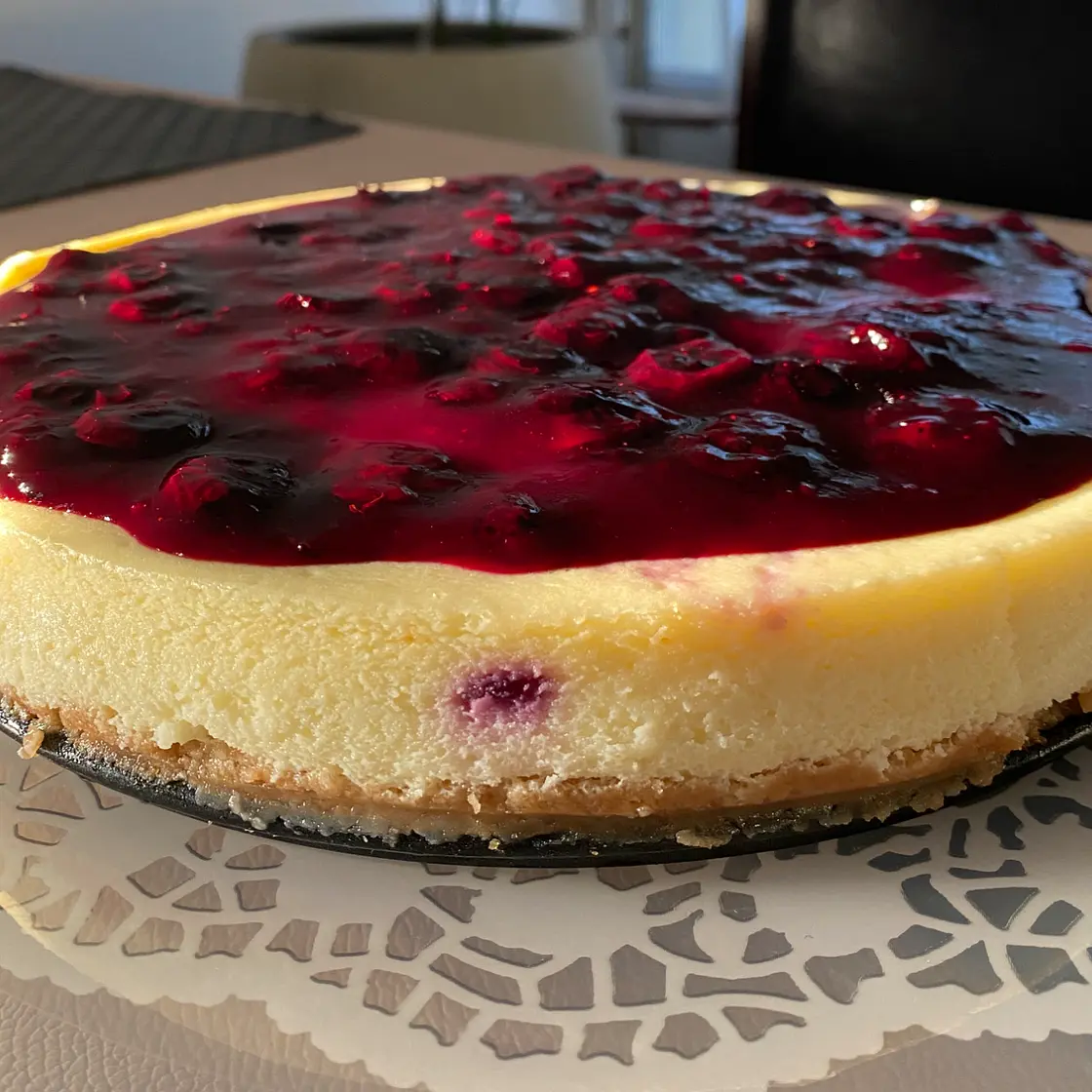 Blueberry Lemon Cheesecake