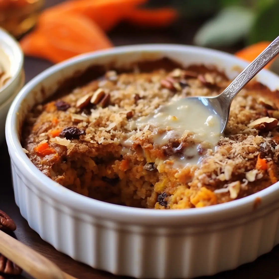 Baked Carrot Cake Oatmeal