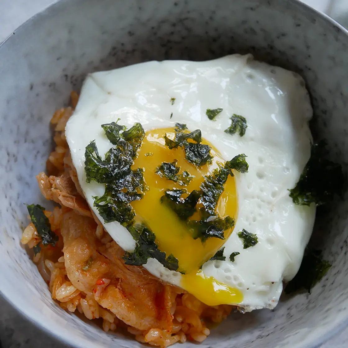Pork Kimchi Fried Rice (豚キムチチャーハン)